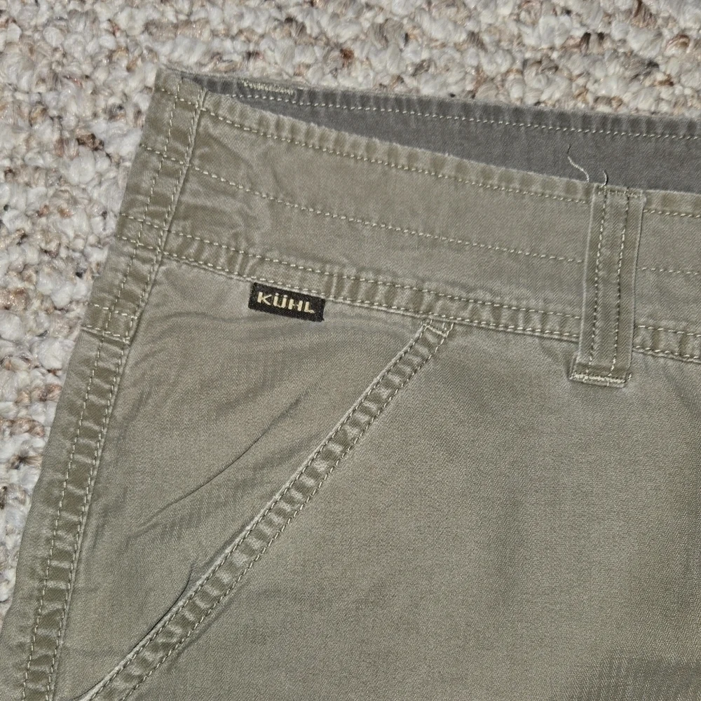 Kuhl KuhlDry Crag Shorts Mens Size 36  Cotton Nylon Zip Cargo Utility
